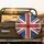 Distressed Union Jack Flag - British Heritage Gift for UK Enthusiasts Spare Tire Cover - 2