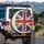 Distressed Union Jack Flag - British Heritage Gift for UK Enthusiasts Spare Tire Cover - 3