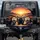 Shiba Inu Dogs Driving Car Sunset Mountain Road - Adventure Travel Gift Spare Tire Cover - 1