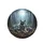 Grey Wolf Pups Forest Floor Pine Trees Full Moon Autumn Leaves Night Scene - Wildlife Lover Gift Spare Tire Cover - 4