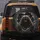 Fearsome Roaring Grizzly Bear Shattering Stone Wall Abyss - Outdoor Adventure Gift Spare Tire Cover - 5