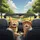 Carefree Ginger Tabby Cats Car Adventure - Road Trip Adventure Gear for Cat Lover Spare Tire Cover - 6