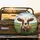 Friendly Brown Cow Wildflower Meadow - Farmhouse Decor Gift for Cow Lover Spare Tire Cover - 2