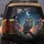 Realistic Owl Gnarled Branch Crescent Moon Night Sky - Wildlife Lover Gift Spare Tire Cover - 5