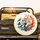 Roaring White Tiger Pouncing Golden Mane Ocean Waves Flames Ukiyo-e - Wildlife Lover Gift Spare Tire Cover - 2