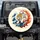 Roaring White Tiger Pouncing Golden Mane Ocean Waves Flames Ukiyo-e - Wildlife Lover Gift Spare Tire Cover - 1