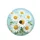 Multiple Pristine White Daisy Yellow Center Water Droplets - Garden Lover Gift Spare Tire Cover - 4