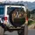 Border Collie French Bulldog Driving Night City - Car Lover Road Trip Gift Spare Tire Cover - 3