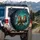 Lions Orange Sunglasses Circular Control Shattered Glass - Wildlife Lover Gift Spare Tire Cover - 3