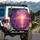 Tropical Ocean Sunset Palm Tree Foliage - Car Accessory Decor Gift Spare Tire Cover - 3