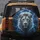 Majestic White Lion Head Scar Electric Lightning Stormy Sky – Wildlife Lover Gift Spare Tire Cover - 5
