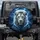 Majestic White Lion Head Scar Electric Lightning Stormy Sky – Wildlife Lover Gift Spare Tire Cover - 1