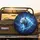 Ethereal White Tiger Profile Electric Blue Cosmic Starlight - Wildlife Lover Gift Spare Tire Cover - 2