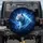 Ethereal White Tiger Profile Electric Blue Cosmic Starlight - Wildlife Lover Gift Spare Tire Cover - 1