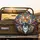Regal Tiger Monocle Suit - Luxury Auto Accessory for Wildlife Lover Spare Tire Cover - 2