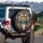 Regal Tiger Monocle Suit - Luxury Auto Accessory for Wildlife Lover Spare Tire Cover - 3