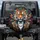 Regal Tiger Monocle Suit - Luxury Auto Accessory for Wildlife Lover Spare Tire Cover - 1