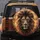 Regal Lion Head Mane Bokeh Lights Wildlife Lover Gift for Big Cat Fans Spare Tire Cover - 5