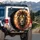 Regal Lion Head Mane Bokeh Lights Wildlife Lover Gift for Big Cat Fans Spare Tire Cover - 3