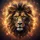 Regal Lion Head Mane Bokeh Lights Wildlife Lover Gift for Big Cat Fans Spare Tire Cover - 6