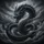 Roaring Black Eastern Dragon Storm Clouds - Fantasy Lover Gift Spare Tire Cover - 6