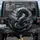 Roaring Black Eastern Dragon Storm Clouds - Fantasy Lover Gift Spare Tire Cover - 1
