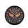 Majestic Symmetrical Owl Face Textured Feathers Woven Texture - Wildlife Lover Gift Spare Tire Cover - 4