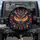 Majestic Symmetrical Owl Face Textured Feathers Woven Texture - Wildlife Lover Gift Spare Tire Cover - 1