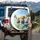 Smiling Corgi Golden Retriever Hawaiian Shirts Ocean Beach - Dog Lover Vacation Gift Spare Tire Cover - 3