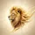 Lion Head Serene Profile Golden Mane - Wildlife Lover Gift Spare Tire Cover - 6