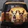 Dogs Bowtie Sunglasses Steering Wheel - Open Road Journey Gift for Dog Lover Spare Tire Cover - 5