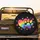 Melting Rainbow Heart Paw Prints - Pet Lover Lifestyle Gift for Everyday Use Spare Tire Cover - 2