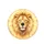 Regal Golden Lion Head Luminous Mane Ethereal Glow - Wildlife Lover Gift for Animal Lover Spare Tire Cover - 4