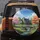 Charming House Spring Garden Stone Arch Bridge Cherry Blossom Maple - Garden Lover Gift Spare Tire Cover - 5