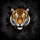 Snarling Tiger Face, Tiger Stripes, Jungle Foliage, Swirling Mist - Wildlife Lover Gift Spare Tire Cover - 6