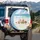 Seashells Starfish Ocean Tropical Beach - Coastal Lifestyle Outdoor Decor Spare Tire Cover - 3