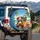 Happy Sloths Tropical Beach Palm Trees - Vacation Travel Essentials Sloth Lover Gift Spare Tire Cover - 3