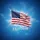 Waving American Flag Cloudy Sky - Independence Day Gift for Veterans Spare Tire Cover - 6