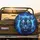 Electric Blue Tiger Head Glowing Eyes Nebula Stars - Wildlife Lover Gift Spare Tire Cover - 2