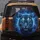 Electric Blue Tiger Head Glowing Eyes Nebula Stars - Wildlife Lover Gift Spare Tire Cover - 5