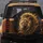 Regal Lion Golden Crown Golden Mane Cosmic Expanse - Wildlife Lover Gift for Lion Lover Spare Tire Cover - 5