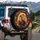 Majestic Lion Head Fiery Mane - Outdoor Explorer Gift Spare Tire Cover - 3