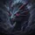 Craggy Dragon Head Red Eyes Scales Horns Rock Formations - Dragon Lover Gift Spare Tire Cover - 6