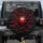 Ladybug Swarm Red Berries Red Leaves Charcoal Foliage - Wildlife Lover Gift Spare Tire Cover - 1