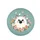 Fluffy White Cat Rosy Cheeks Pastel Spring Flowers Hearts - Cat Lover Everyday Gift Spare Tire Cover - 4