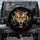 Snarling Tiger Head Facets Jungle Foliage Shards Wildlife Lover Gift Spare Tire Cover - 1