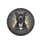 Smiling Black Pitbull Dog White Chest Heart Paws Bokeh Lights - Home Decor Gift for Dog Lovers Spare Tire Cover - 4