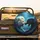 White Lion Black Panther Confrontation - Wildlife Lover Gift Spare Tire Cover - 2