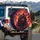 Grizzly Bear Roar Volcanic Sky - Wildlife Lover Gift Spare Tire Cover - 3