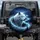 White Wolf Evergreen River Starry Night Sky - Wildlife Lover Vehicle Decor Spare Tire Cover - 1